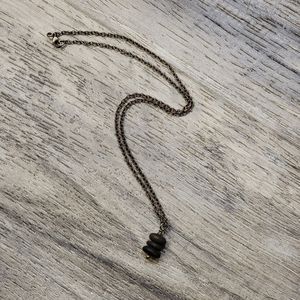 Tiny Rock Stack Necklace